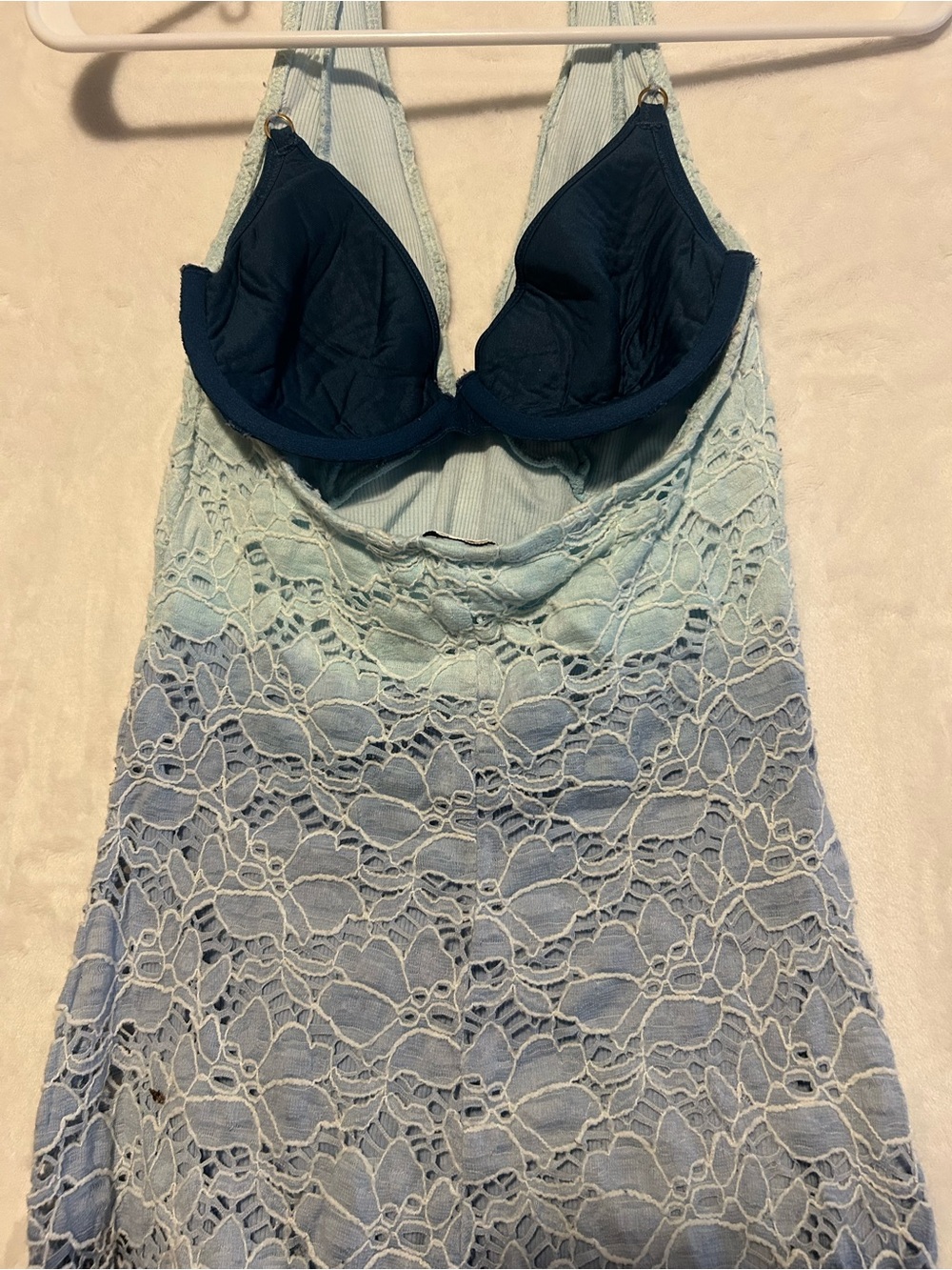 Cache Pale Blue Lace Shell Top - Picture 3 of 5